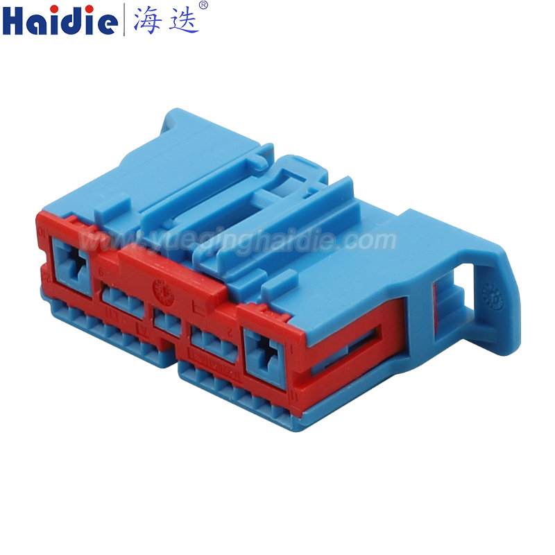 2295163-3, 22pin, female, composite, blue, Automotive Wire Harness Connector