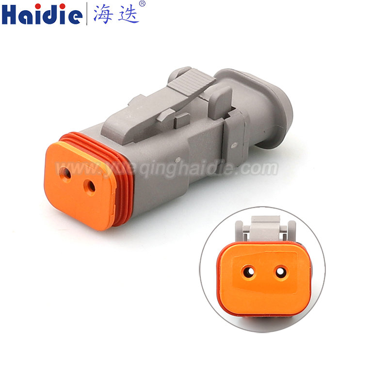 DT06-2S-E008, 2pin, female,  Automotive Pump Truck Wiring Harness Connector Injector Plug Cover