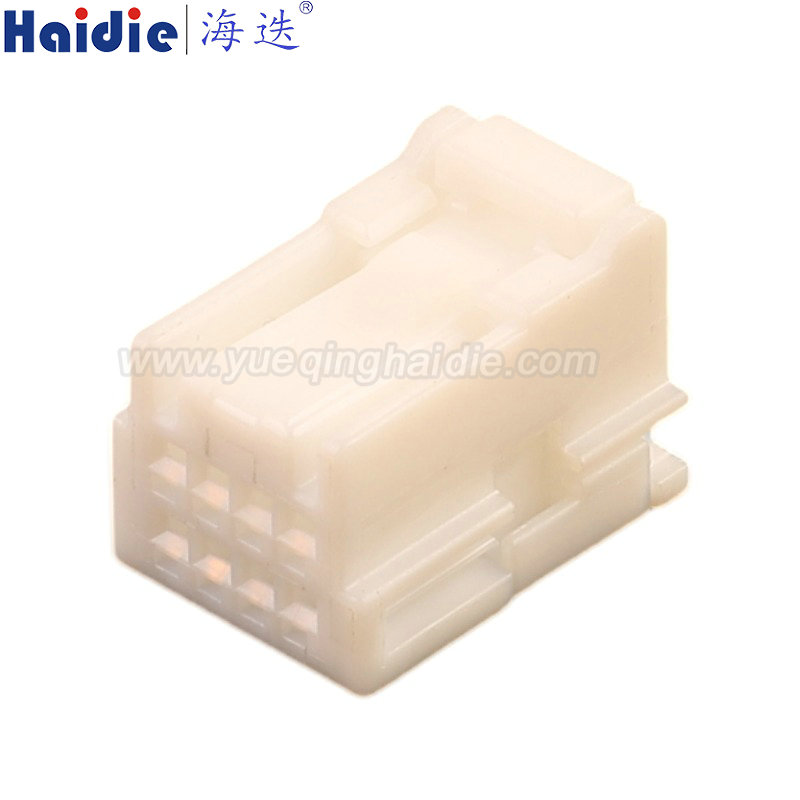 6098-9565,8pin, female, white, wire to wire, Automotive Wire Harness Connector