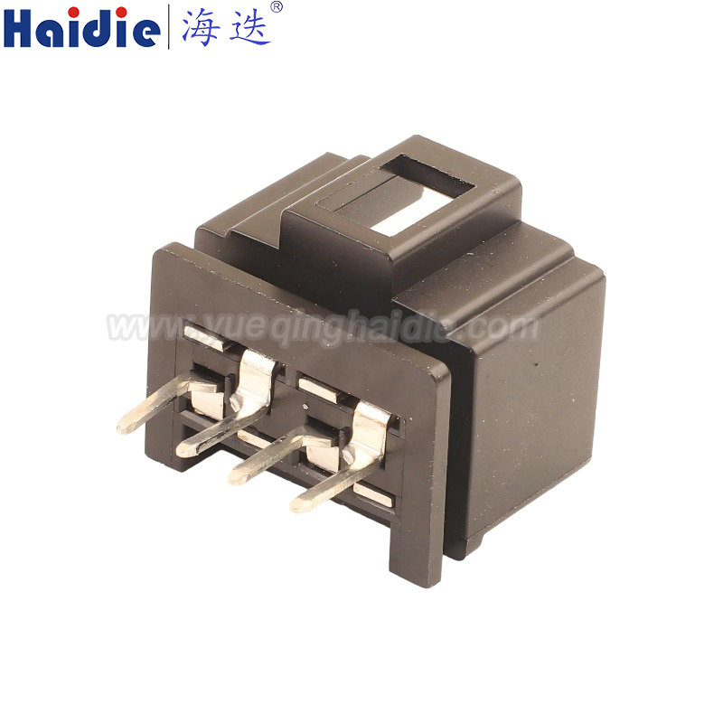 HD042-6.3-10ABE, 4pin, black, pin header