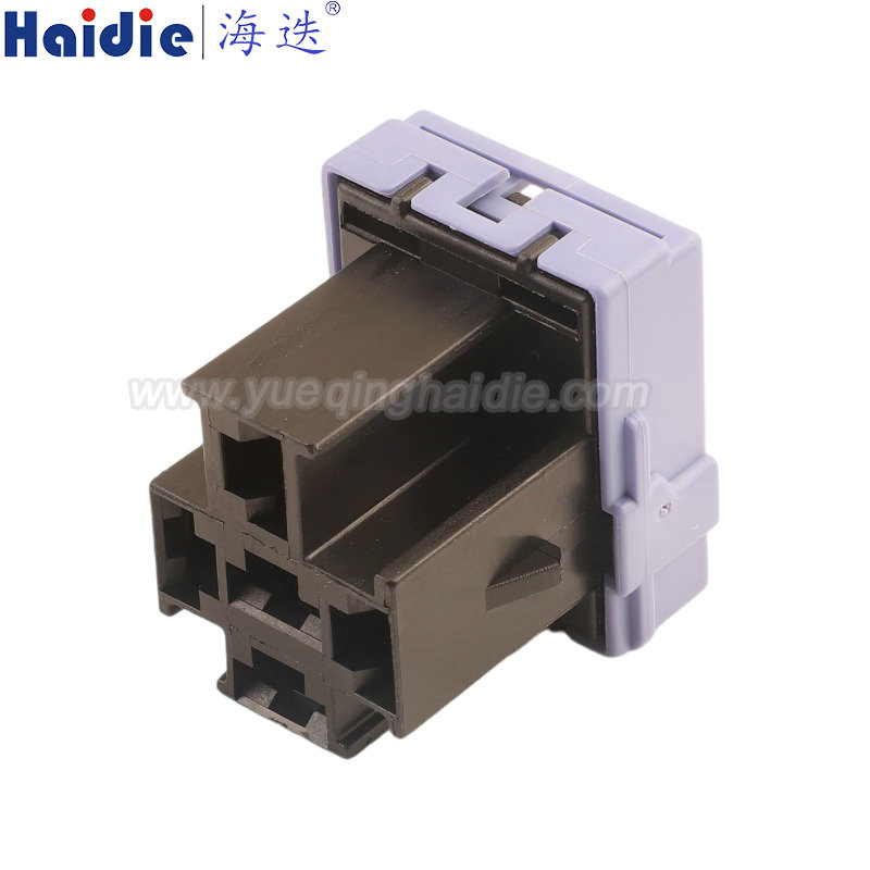 HD057G-6.3-21, 5pin, female, black, Automotive Wire Harness Connector