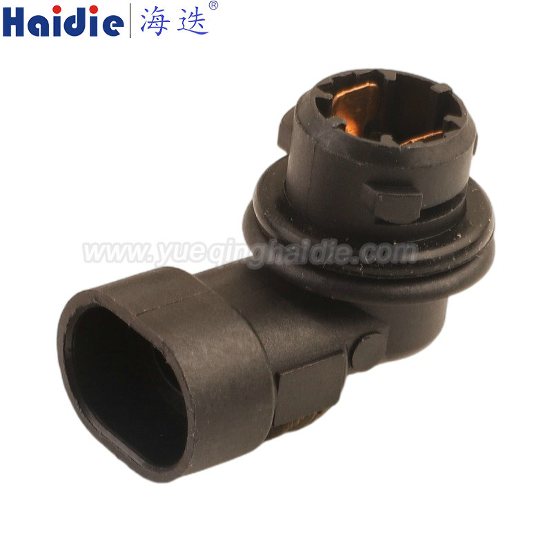 HDL-432, 2pin, black, lamp holder